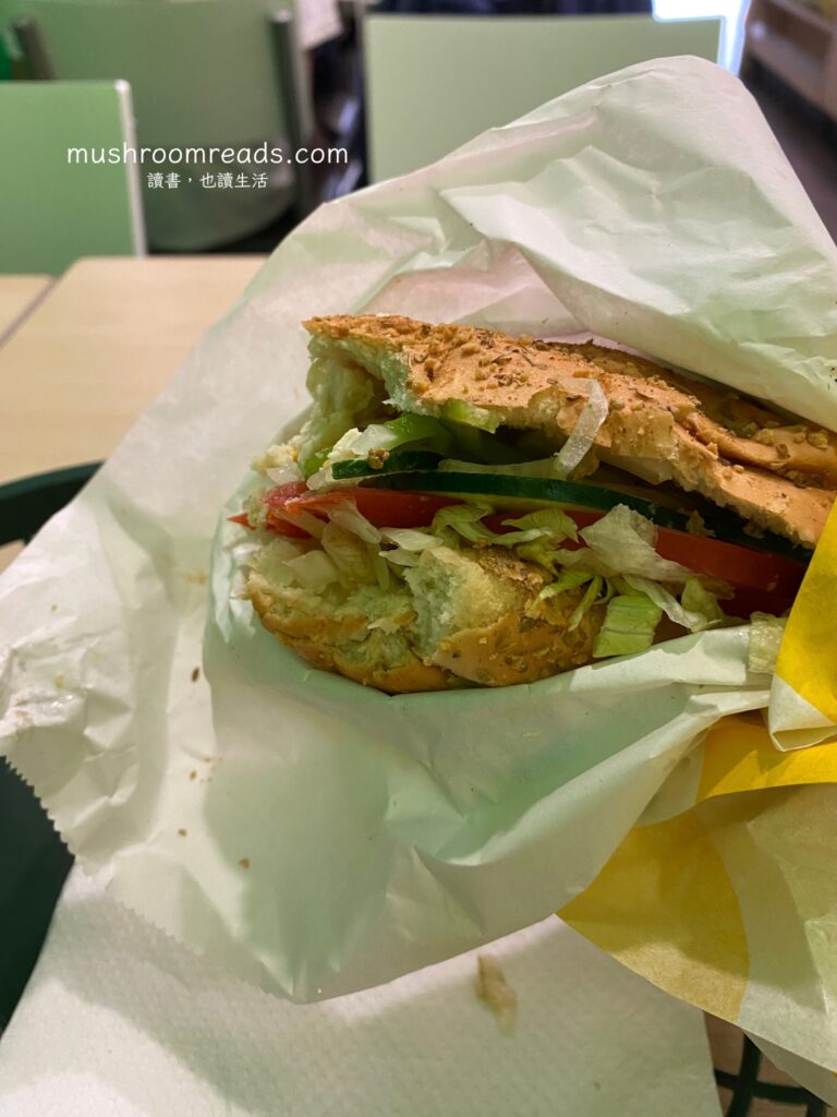 SUBWAY鮮嫩雞柳潛艇堡內容物