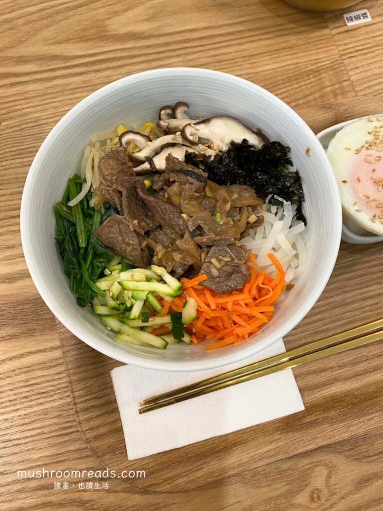 拌伴健康韓食餐點:三醬韓式拌飯,主食選擇醬燒牛肉